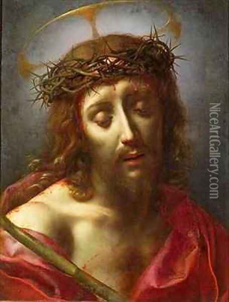 Christ as the Man of Sorrows Oil Painting - Carlo Dolci
