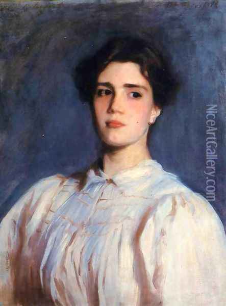 Portrait Of Sally Fairchild Oil Painting - John Singer Sargent