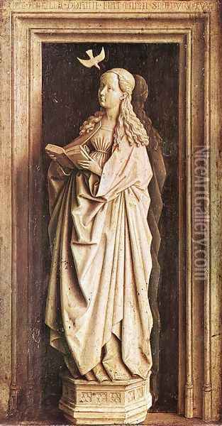 Annunciation (2) 1436 Oil Painting - Jan Van Eyck