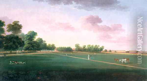 A View of Hyde Park Oil Painting - Daniel Turner