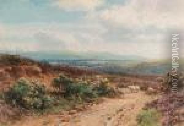 A View Near Midhurst, Sussex Oil Painting - Harry Sutton Palmer