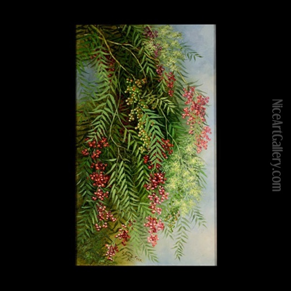 Pepper Tree Oil Painting - Ellen Francis Burpee Farr