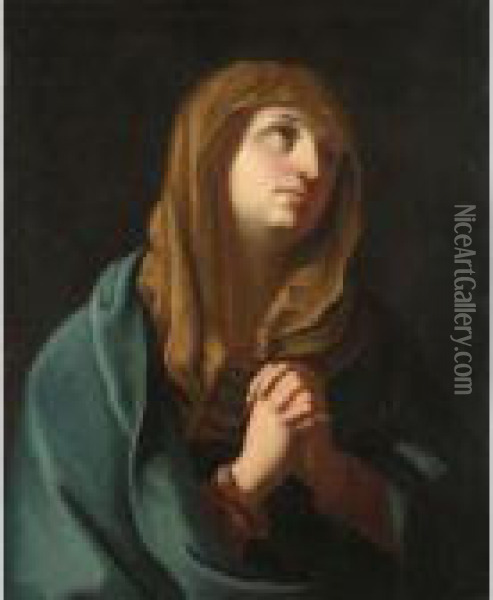 The Madonna At Prayer Oil Painting - Guido Reni