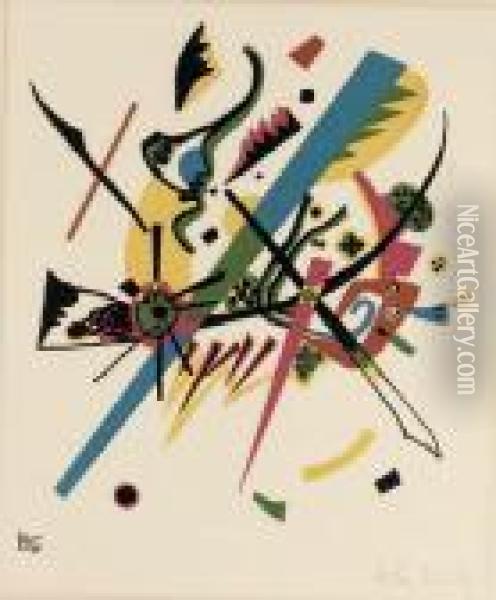 Kleine Welten I Oil Painting - Wassily Kandinsky