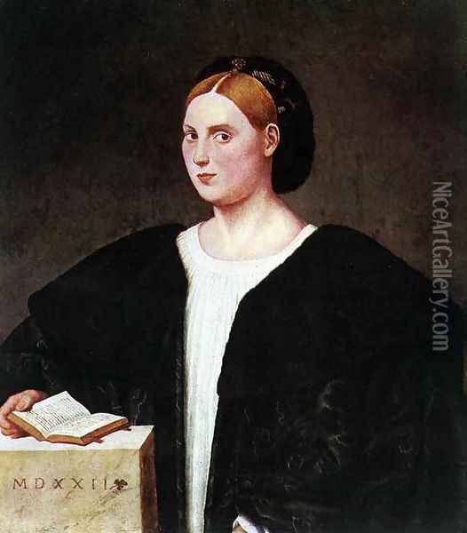 Portrait of a Woman 1522 Oil Painting - Bernardino Licinio