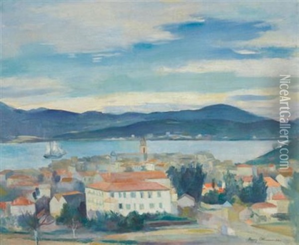 St. Tropez Oil Painting - Henri Ottmann