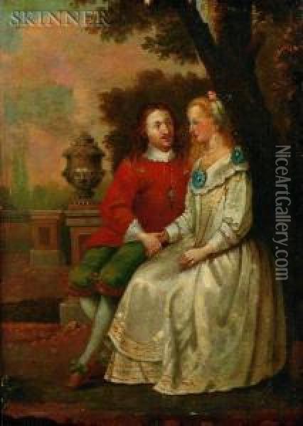 Lady Catherine Powlett Oil Painting - Daniel Gardner
