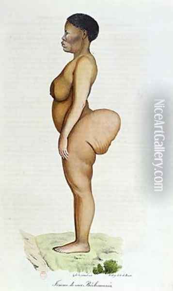 The Hottentot Venus Bushman woman Oil Painting - Carel Christian Anthony Last