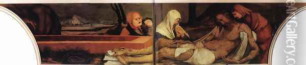 The Lamentation c. 1515 Oil Painting - Matthias Grunewald (Mathis Gothardt)