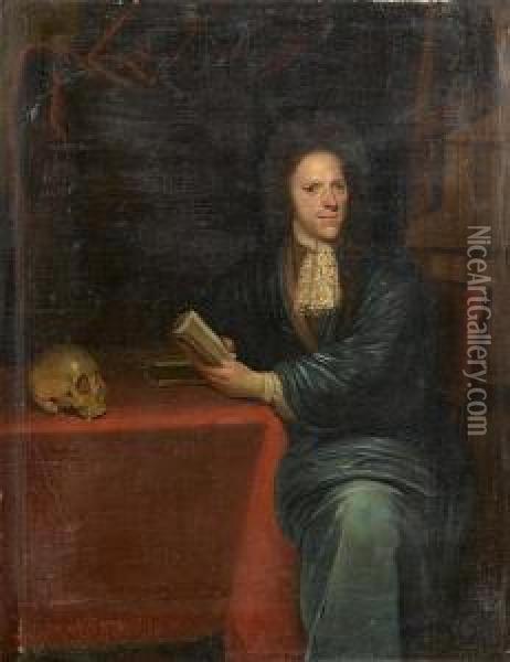 Portrait Of A Gentleman Oil Painting - Thomas van der Wilt