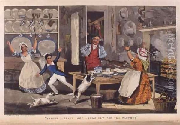 Yoicks... Tally Ho...Look out for the Pastry, from Nimrod's 'The Life of a Sportsman' Oil Painting - Henry Thomas Alken
