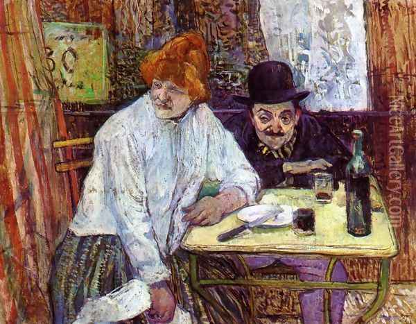 The Last Crunbs Oil Painting - Henri De Toulouse-Lautrec