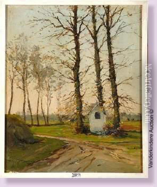 Chapelle Rustique Oil Painting - Charles Gouweloos