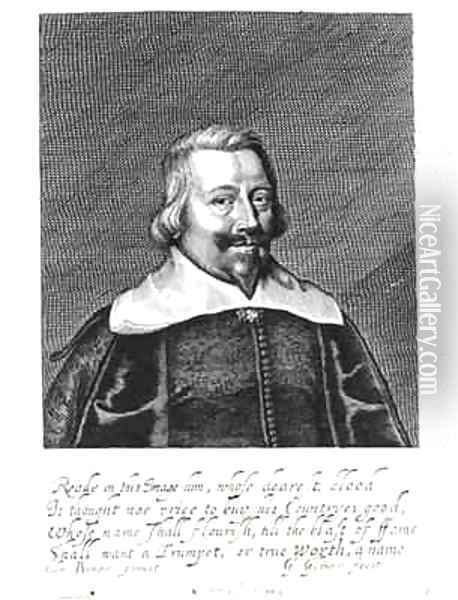 Portrait of John Pym (c.1584-1643) Oil Painting - Edward Bower