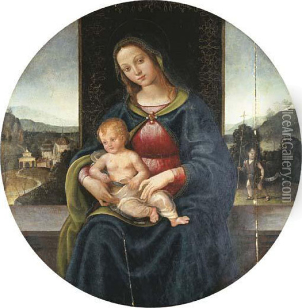 The Madonna And Child Oil Painting - Raffaellino del Garbo