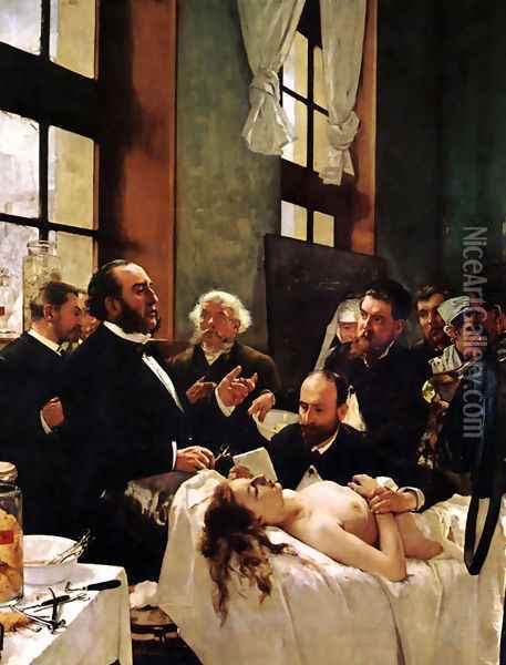 The Operation Oil Painting - Henri Gervex