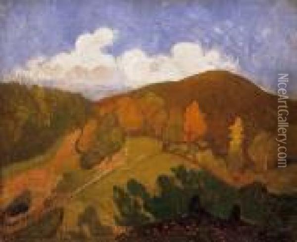 Landscape Of Banyuls Oil Painting - Jozsef Rippl-Ronai