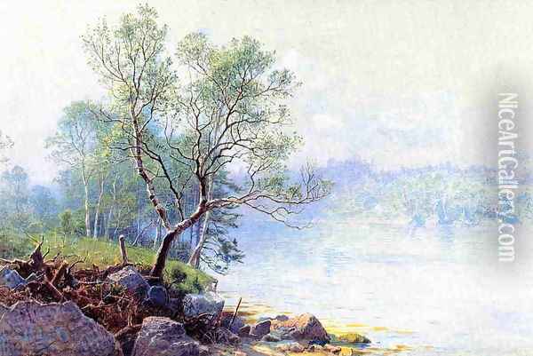North East Harbor, Maine 2 Oil Painting - William Stanley Haseltine