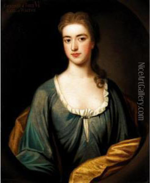 Portrait Of Lady Mary Keith, Countess Of Wigton (d.1721), Wife Of John, 6 Th Earl Of Wigton Oil Painting - Benjamin Ferrers
