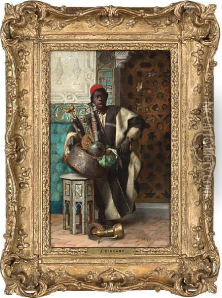 The Moorish Merchant Oil Painting - Jean Discart