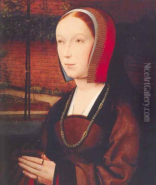Portrait of a Female Donor 1505 Oil Painting - Jan Provost