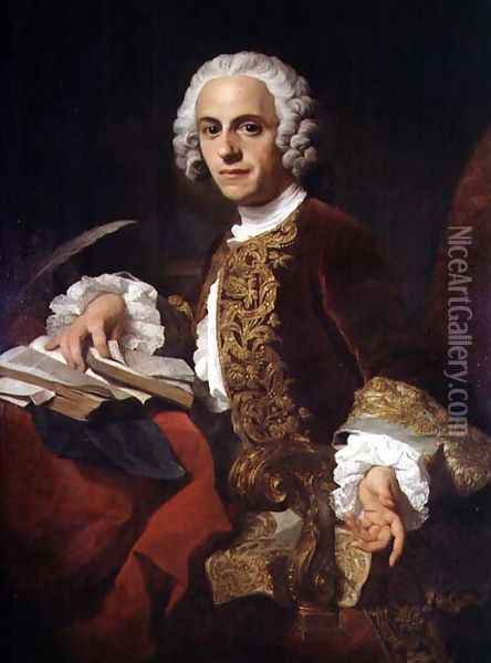 Portrait of Horatio Walpole 1723-1809 2nd Baron Walpole of Wolterton Oil Painting - Pierre Subleyras