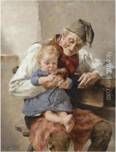 Grandpa's Favourite Oil Painting - Georg Jakobides
