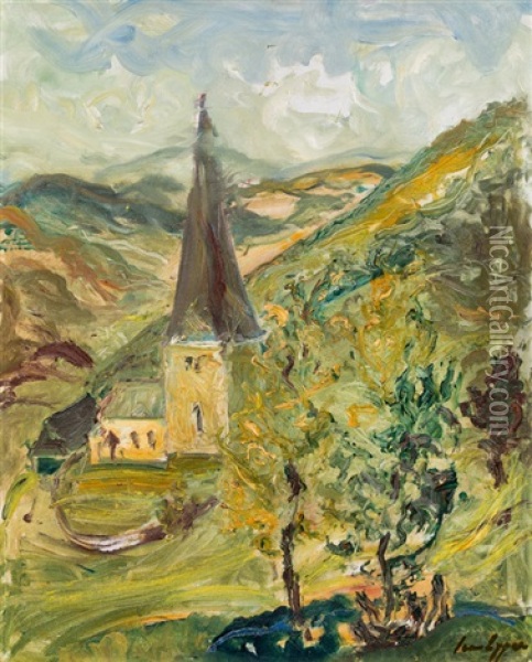 St. Martin Am Silberberg Oil Painting - Jean Hans Egger