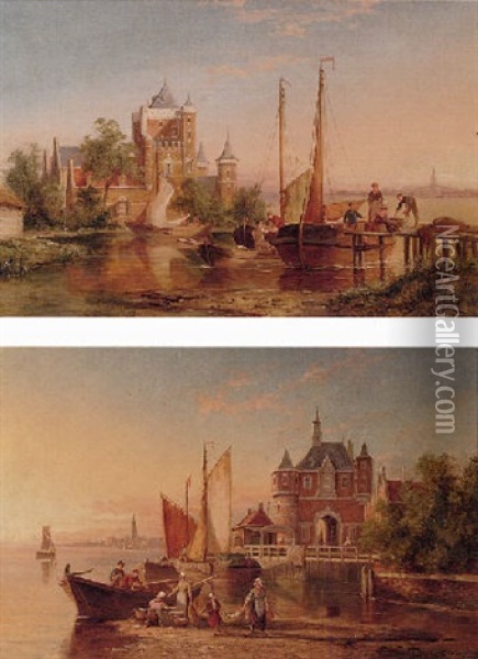 Alkmaar, Holland Oil Painting - William Raymond Dommersen
