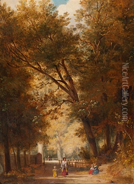 South-end Of The Prebends Bridge Oil Painting - William R. Robinson