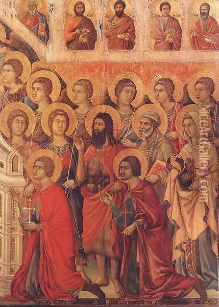 Maesta (detail 5) 1308-11 Oil Painting - Duccio Di Buoninsegna