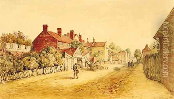 Lame dog road, Norwich Oil Painting - John Joseph Cotman