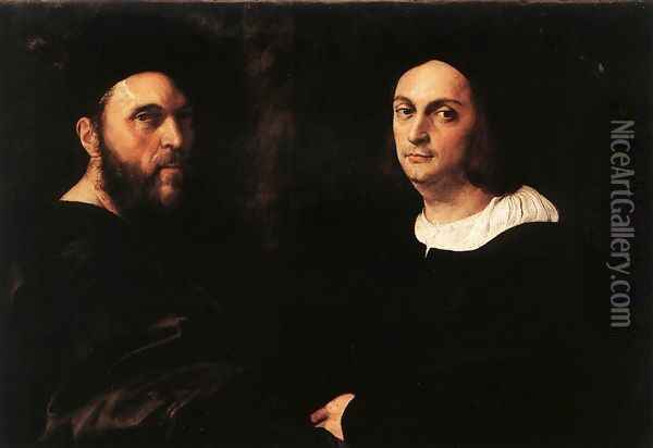 Double Portrait Oil Painting - Raphael