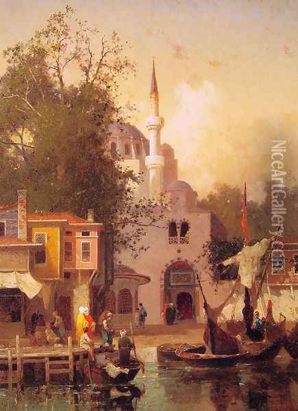 Constantinople Oil Painting - Fabius Germain Brest