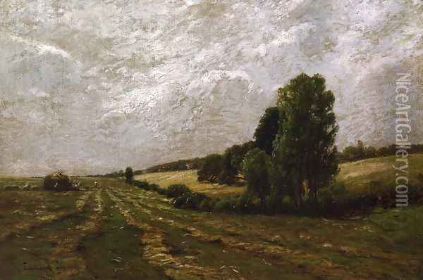 The Meadow, Sweet with Hay, Long Island, New York Oil Painting - Edward B. Gay