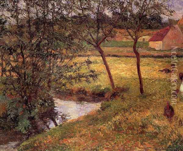 Stream Osny Oil Painting - Paul Gauguin