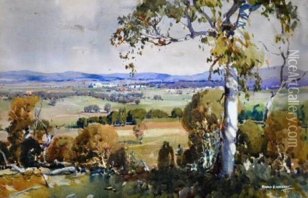 Landscape Oil Painting - Harold Brocklebank Herbert