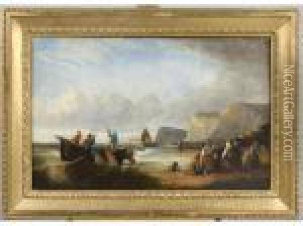 Retour De Peche Oil Painting - Auguste Delacroix