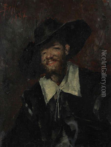Portret Van Een Heer Oil Painting - Enrico Belli