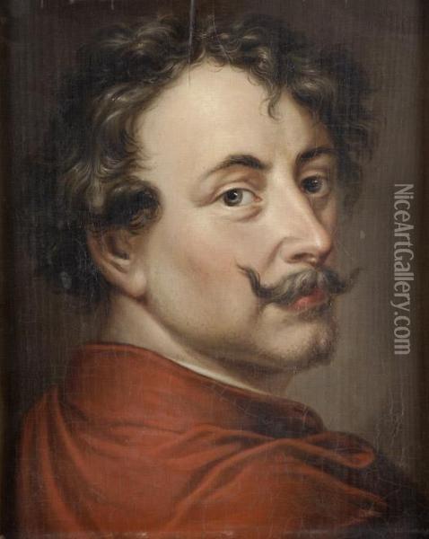 Selbstportrait. Oil Painting - Sir Anthony Van Dyck