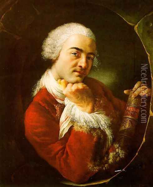 Portrait of a Gentleman 1752 Oil Painting - Louis-Gabriel Blanchet