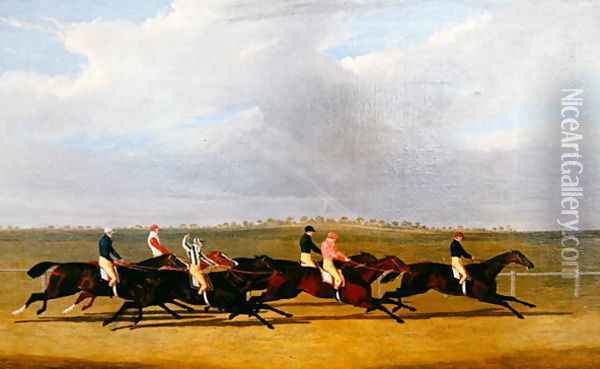 The Doncaster Gold Cup, 1826 Oil Painting - John Frederick Herring Snr