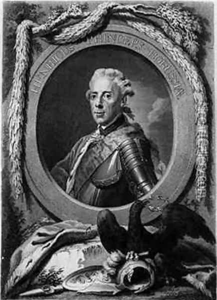 Portrait of Prince Henry of Prussia 1726-1802 Oil Painting - Anton Graf