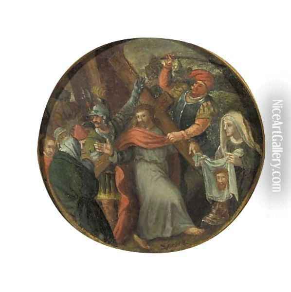 Christ on the Road to Calvary Oil Painting - Pieter Aertsen