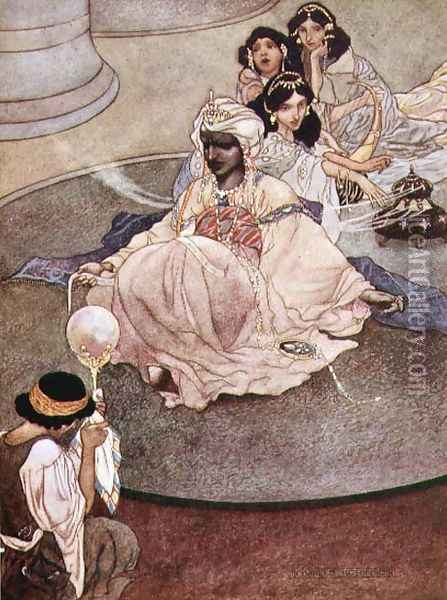 The King of the Mountains of the Moon, 1913 Oil Painting - Charles Robinson