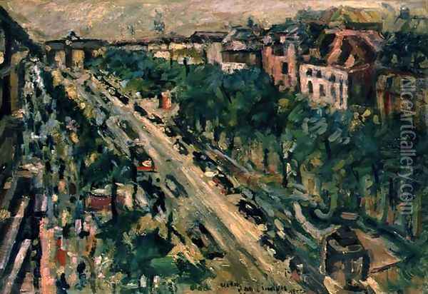 Berlin, Unter den Linden, 1922 Oil Painting - Lovis (Franz Heinrich Louis) Corinth
