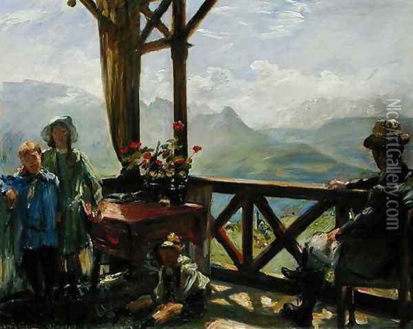 The Klobenstein, 1910 Oil Painting - Lovis (Franz Heinrich Louis) Corinth