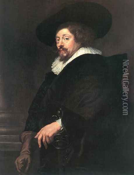Self-Portrait Oil Painting - Peter Paul Rubens