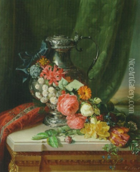 A Still Life Oil Painting - Francina Louise Schot