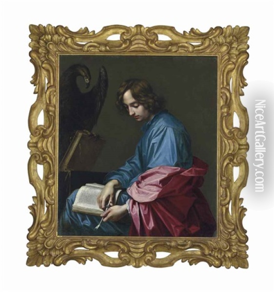 Saint John The Evangelist Oil Painting - Cesare Dandini